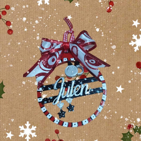 Bola personalizada y decorada a mano en 3D