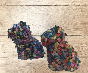 Pupi con flores en 3D