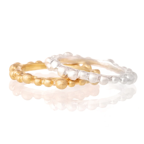 Bolatxoen zilarrezko eraztuna