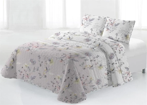 Colcha Debesa Rosa cama 150 - Clara Vidal