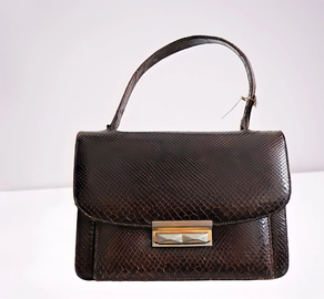 Bolso vintage de mano Snake
