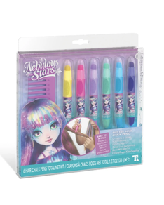 Tizas con purpurina para el cabello