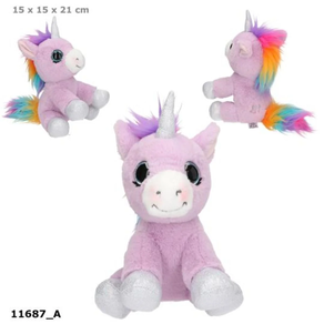 Ylvi peluche unornio lila 21 cm