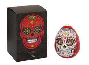 Vela de Cera Vegetal 220gr calavera Roja