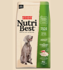 NUTRIBEST ADULT CORDERO Y ARROZ 15KG