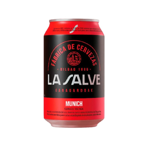 Cerveza LA SALVE Munich – Lata 33cl (Caja 24 latas)