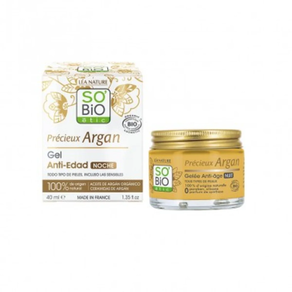 Gel antiedad argán  noche So Bio 40 ml