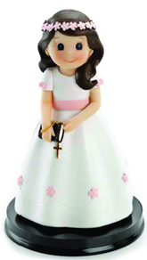 FIGURA TARTA NIÑA COMUNIÓN BIBLIA