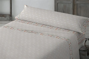 Sabana Asford Gris cama 90 - Clara Vidal