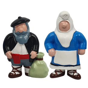 Pack navidad Imanes Olentzero y Mari Domingi