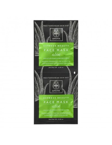 APIVITA MASCARILLA FACIAL HIDRATANTE REFRESCANTE EXPRESS 2X8 ml