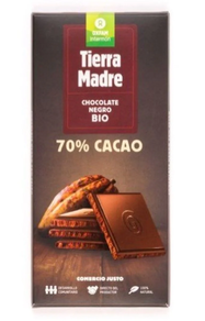 Chocolate Negro 70%  Bio 100G  Rep Dominicana  Filipinas