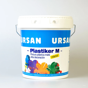 Plastiker pintura "m" zuria (4 l)