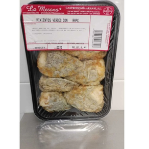 Zapoz betetako piper berdeak