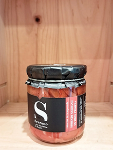 Pimiento Najerano en tiras. Conservas Serrano