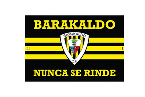 Bandera Barakaldo Nunca Se Rinde (130 × 90 cm)