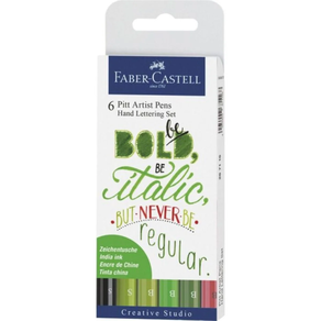 Pack rotuladores lettering FABER CASTELL