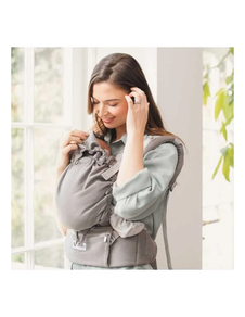 Mochila Portabebés Quokkababy E-Carrier Gris