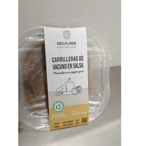 Carrilleras de Vacuno en Salsa 250gr