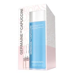 MAKILLAJEA KENTZEKO UR ESPRESA AURPEGIA ETA BEGIAK + 10 ANPULU SLEEPING CURE