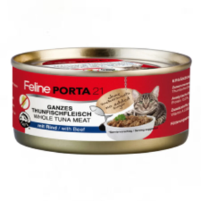 FELINE PORTA21 ATUN/BUEY 90GR
