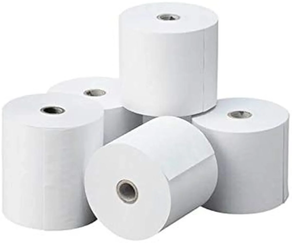 Caja rollo papel térmico 80X80X12MM sin Biscenol para TPV 