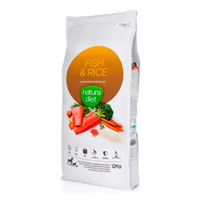 NATURA DIET DOG PESCADO Y ARROZ 12KG