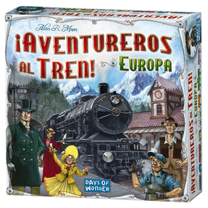¡AVENTUREROS AL TREN! EUROPA. De 2 a 5 jugadores, duración 30 a 60 minutos, edad 8+.