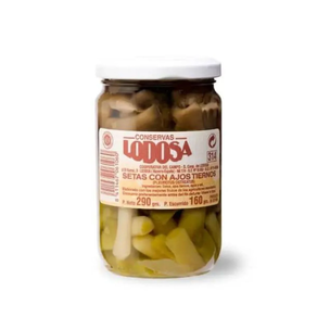 Lodosa setas con ajo tierno 