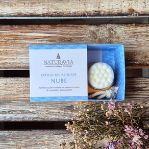 cepillo facial suave