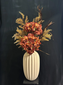 Jarrón decorativo de flor artificial