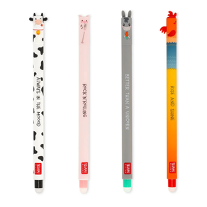 Gel Ezabagarriak Farm Sweet Farm 4 boligrafo set - Erasable Pen Set