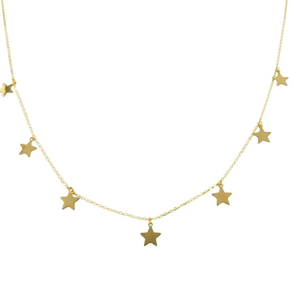 Colgante Estrellas Oro Amarillo
