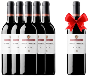 Vino tinto Rioja SERNA IMPERIAL crianza 2017 - OFERTA 5+1