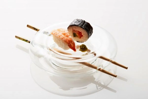 Plato Sushi Txikito de borosilicato (pyrex)