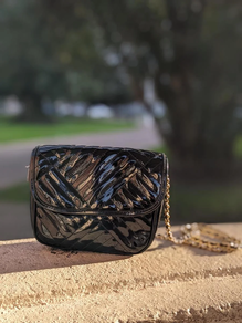 Bolso de charol vintage