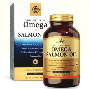 OMEGA SALMON OIL SOLGAR 120 CÁPSULAS