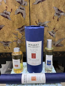 SET MIKADO CATALONIA: mikado, recarga de mikado, spray de coche y incienso- BRISA OCEÁNICA