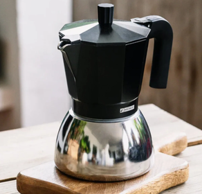 CAFETERA MONIX 9 TAZAS NEGRA