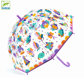 PARAGUAS TRANSPARENTE ARCO IRIS DJECO