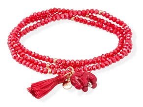 Pulsera ZEN CORAL con elefante 