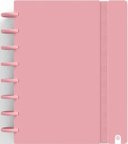 CUADERNO INGENIOX A5 80H CUADRICULA ROSA PASTEL/INGENIOX A5 KOADERNOA 80 H KUADRIKULA ARROSA PASTELA