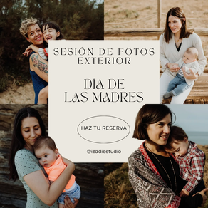 Sesión fotográfica día de las madres | Exterior