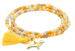Pulsera ZEN MOSTAZA con perro