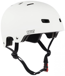 Casco skate Bullet Deluxe T35 54-57 cm. S/M-blanco