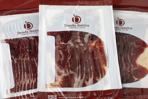 Lote 20 sobres 100 g envasado al vacio Paletilla ibérica cebo 50% raza Ibérica