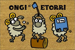 Felpudo ovejas herri kirolak