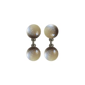 PENDIENTE GRIS PALOMA LISO PC