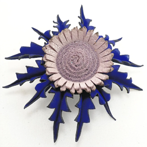 Broche Eguzkilore – Cuero (8 cm) tinta 1