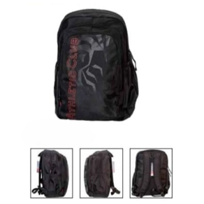 Motxila Beltza Handia Nylon Aurpegia Leon Athletic Club